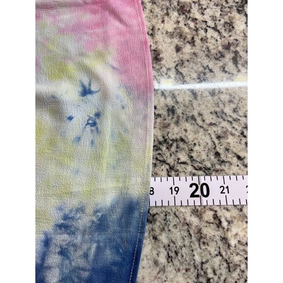 Bluetime Womens Off Shoulder Top LTie Dye Flared Sleeves  Boho Retro Hippie - Picture 8 of 8